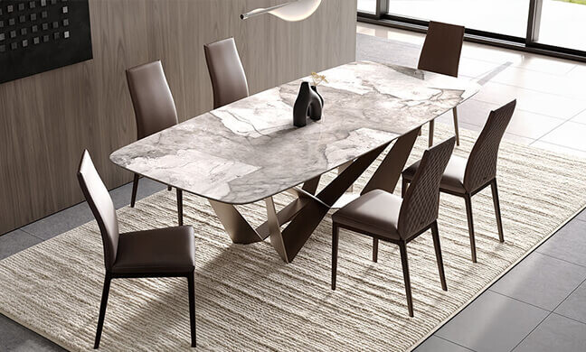 Mermer Yemek Masası
