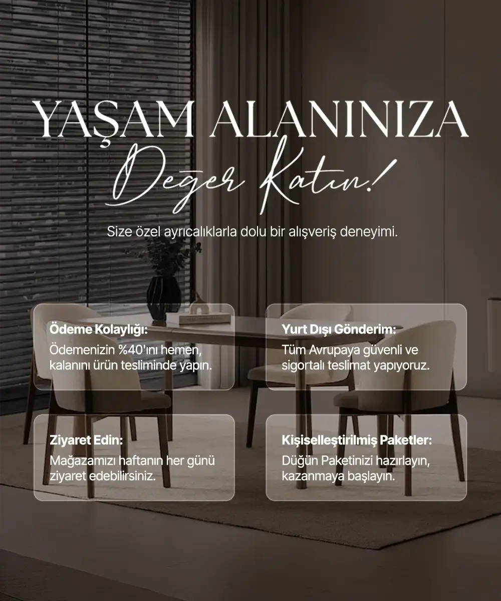 Yaşam Alanıza Değer Katın
