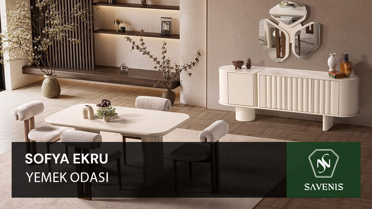 Sofya Ekru Yemek Odası - video