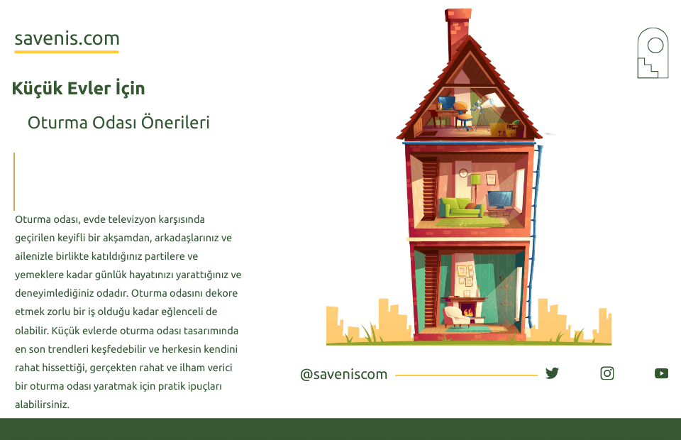 Küçük Evler İçin Oturma Odası Önerileri