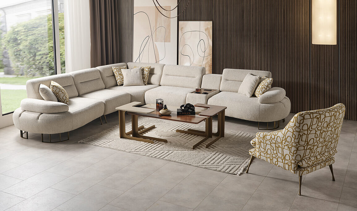 Köşe Koltuk Dekorasyonu Nasıl Yapılır?