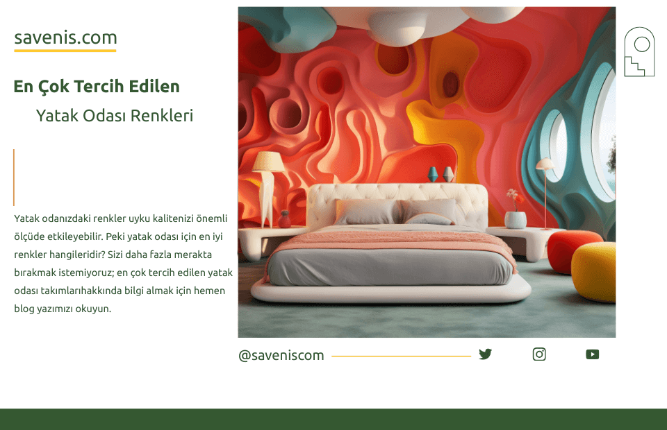 En Çok Tercih Edilen Yatak Odası Renkleri
