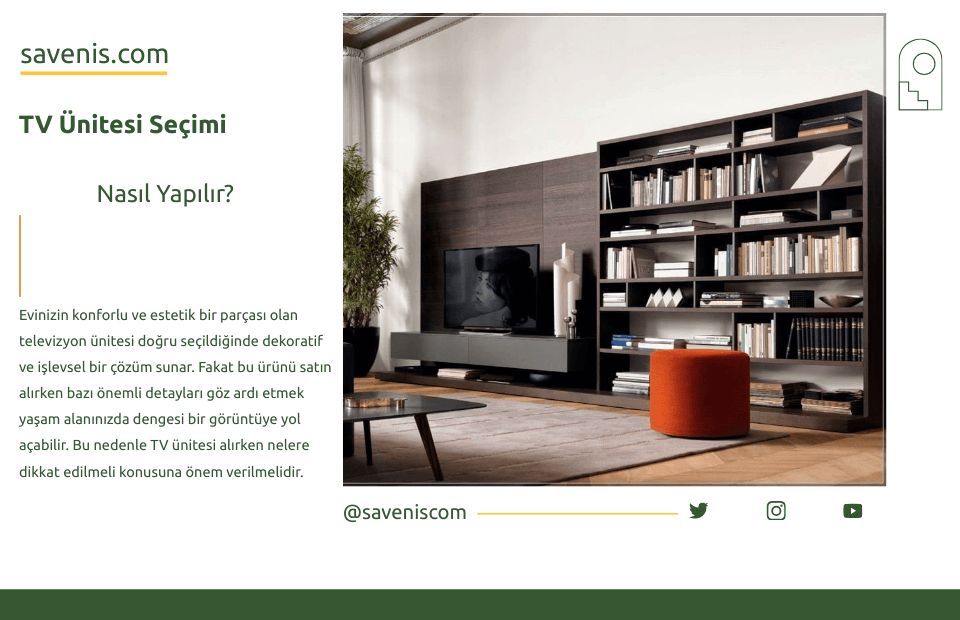 TV Ünitesi Seçimi Nasıl Yapılır? TV Ünitesi Alırken Nelere Dikkat Edilmeli?