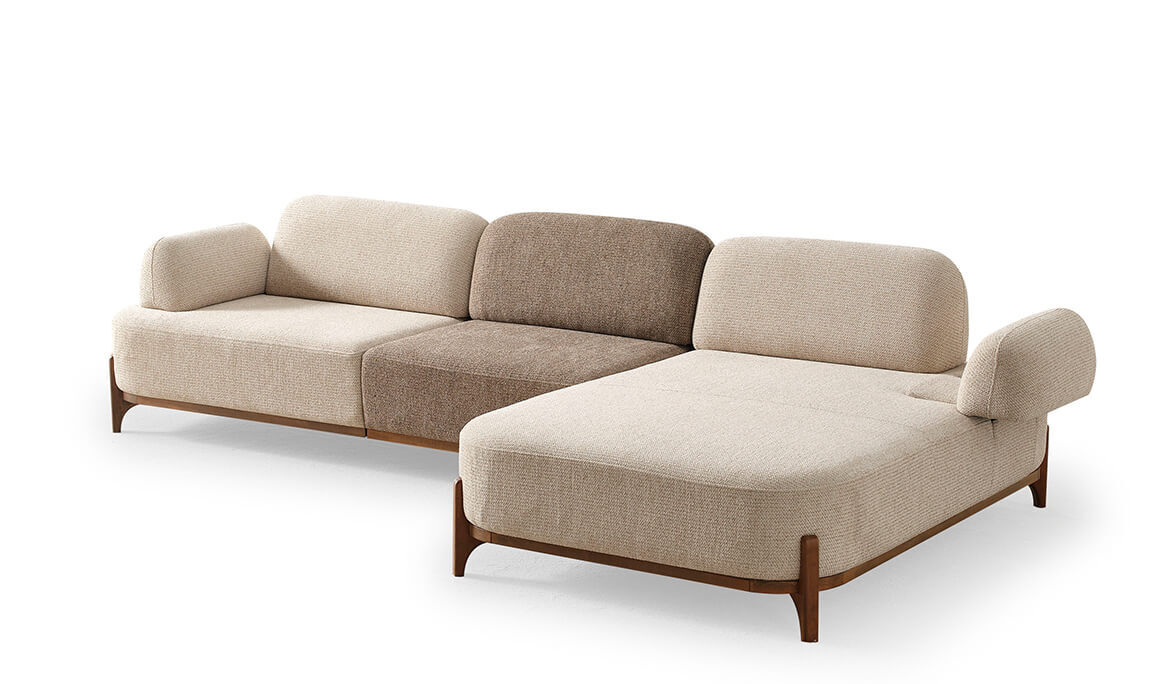 Ahuse Ceviz Mini L Köşe Takımı - 6