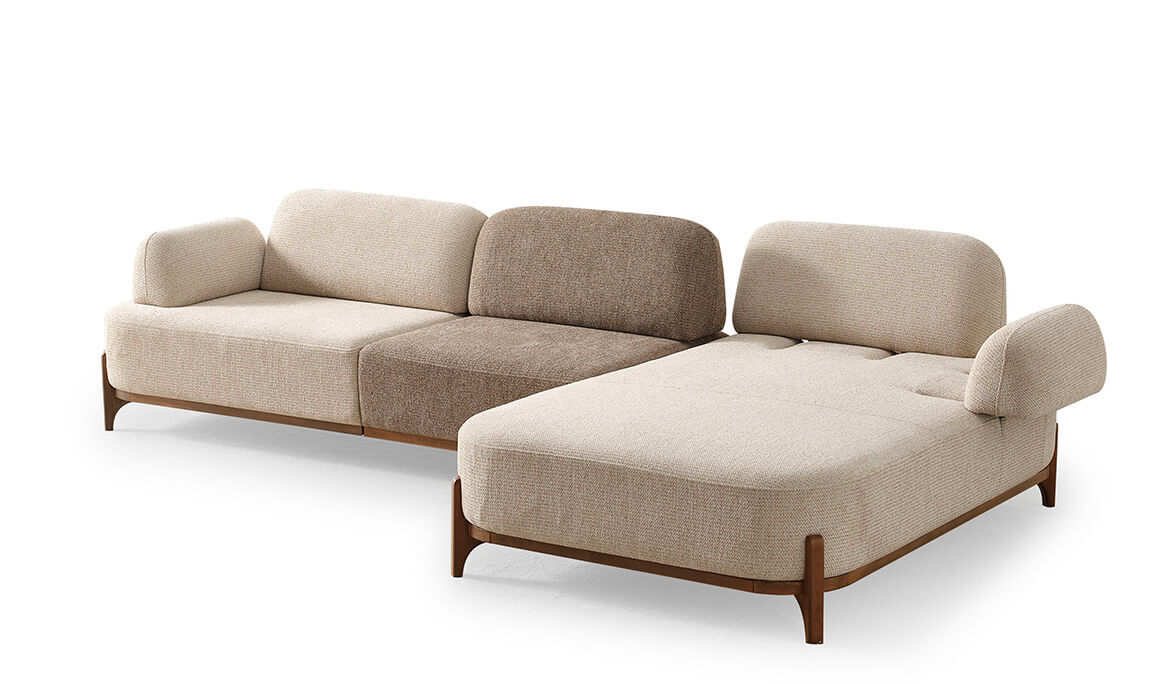 Ahuse Ceviz Mini L Köşe Takımı - 7