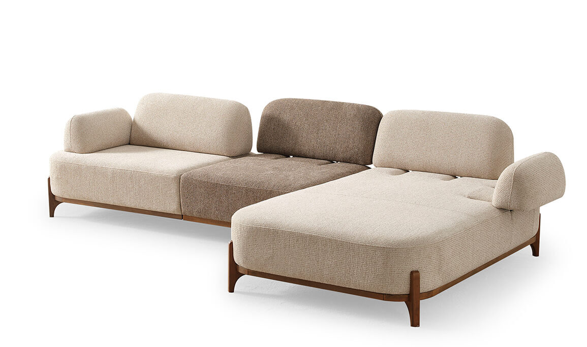 Ahuse Ceviz Mini L Köşe Takımı - 8