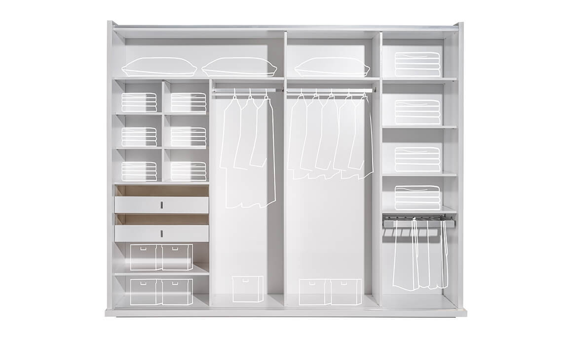 Aqua Sürgülü Gardırop - 4