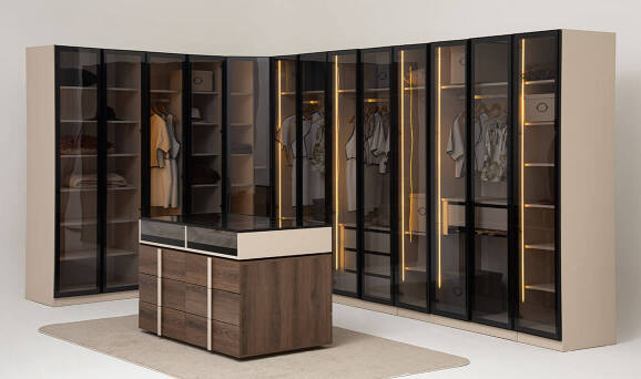 Aral Giyinme Köşe Yatak Odası - 16