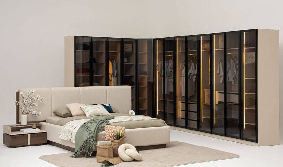 Aral Giyinme Köşe Yatak Odası - 2