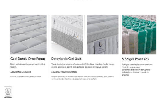 Arden Massa Baza Başlık Yatak Seti - 7