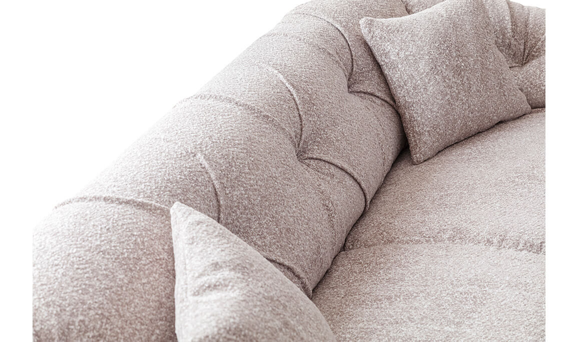 Arte Krem Üçlü Koltuk - 7