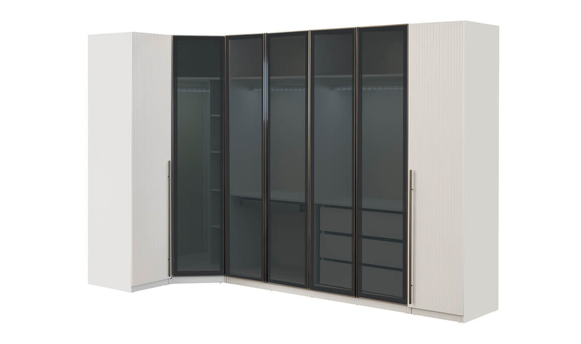 Arya 9 Kapılı Köşe Gardırop - 6