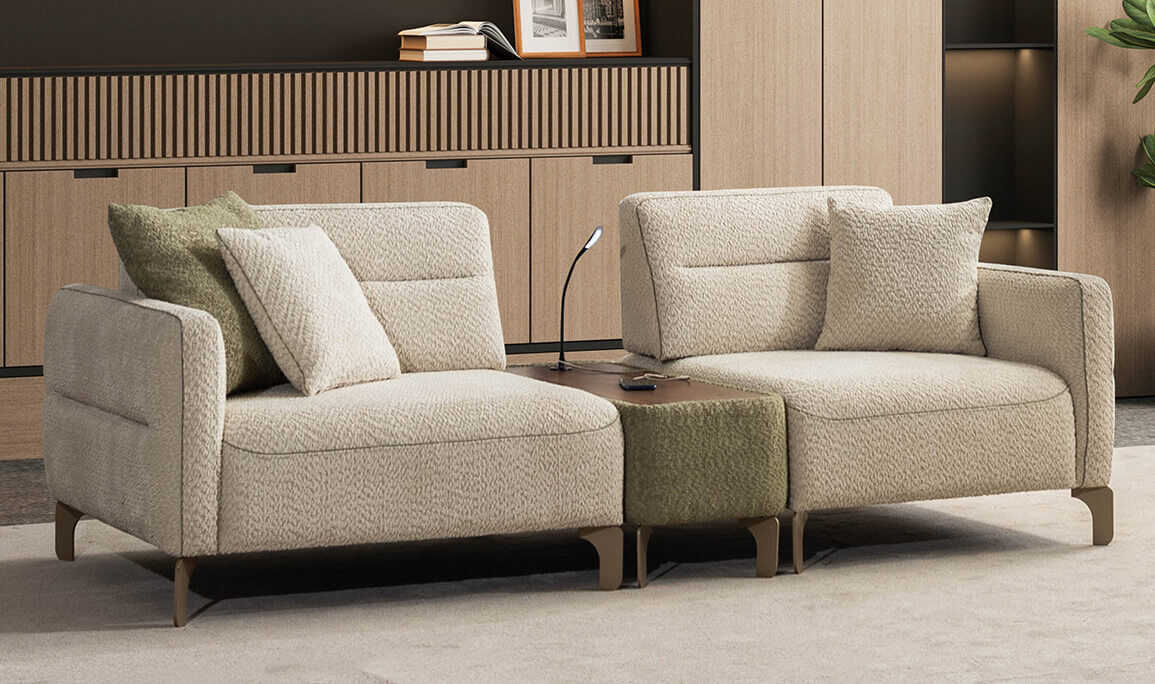 Asos L Köşe Koltuk Takımı - 12