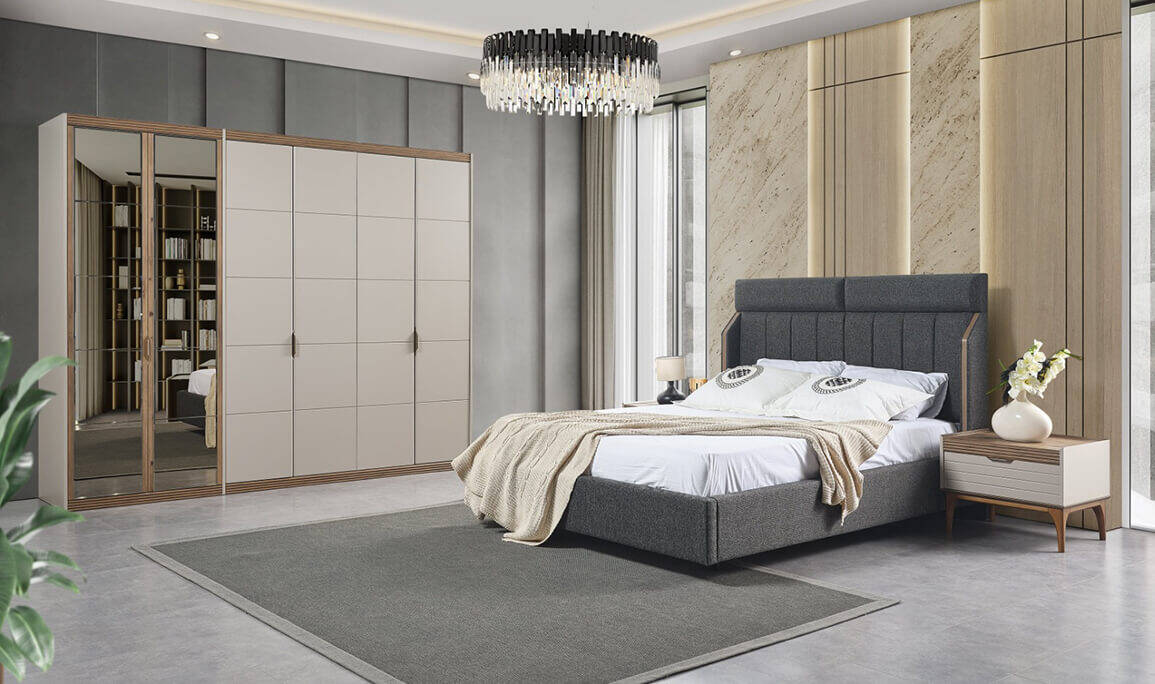 Asos Yatak Odası 6 Kapılı (Aynalı) - 1