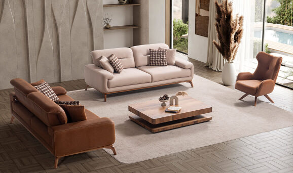 Aspendos Ahşap Koltuk Takımı - 1