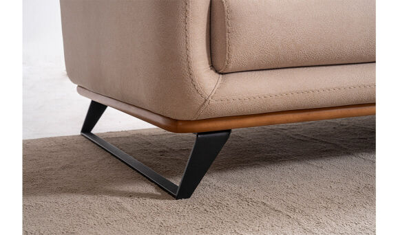 Aspendos Krem Üçlü Koltuk - 11