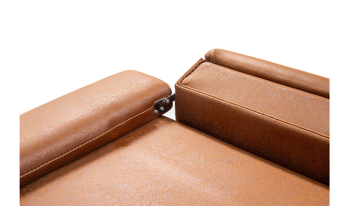 Aspendos Turuncu Üçlü Koltuk - 8