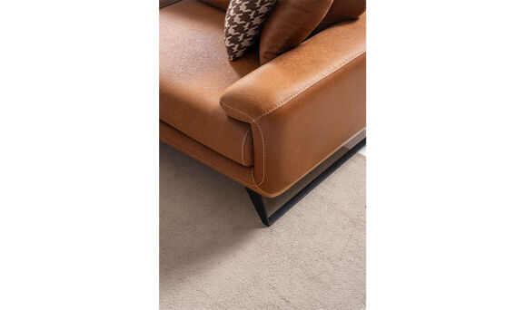 Aspendos Turuncu Üçlü Koltuk - 10