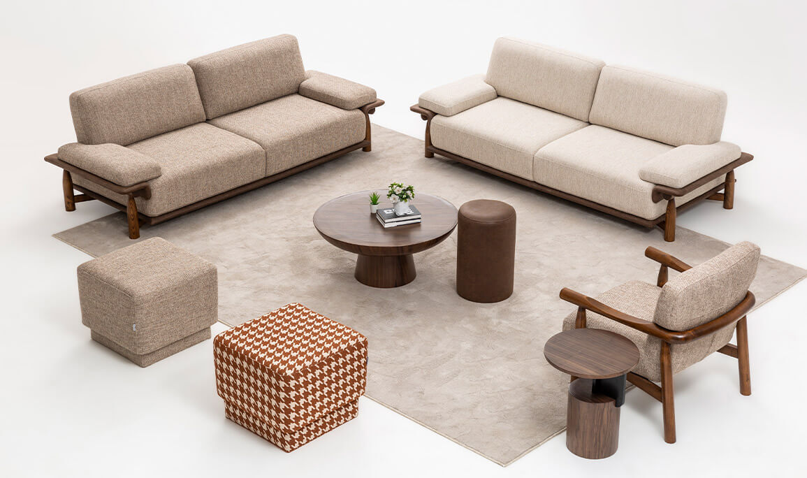 Aura Linen Koltuk Takımı