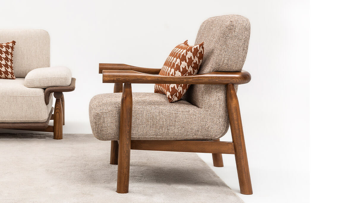 Aura Linen Berjer - 2