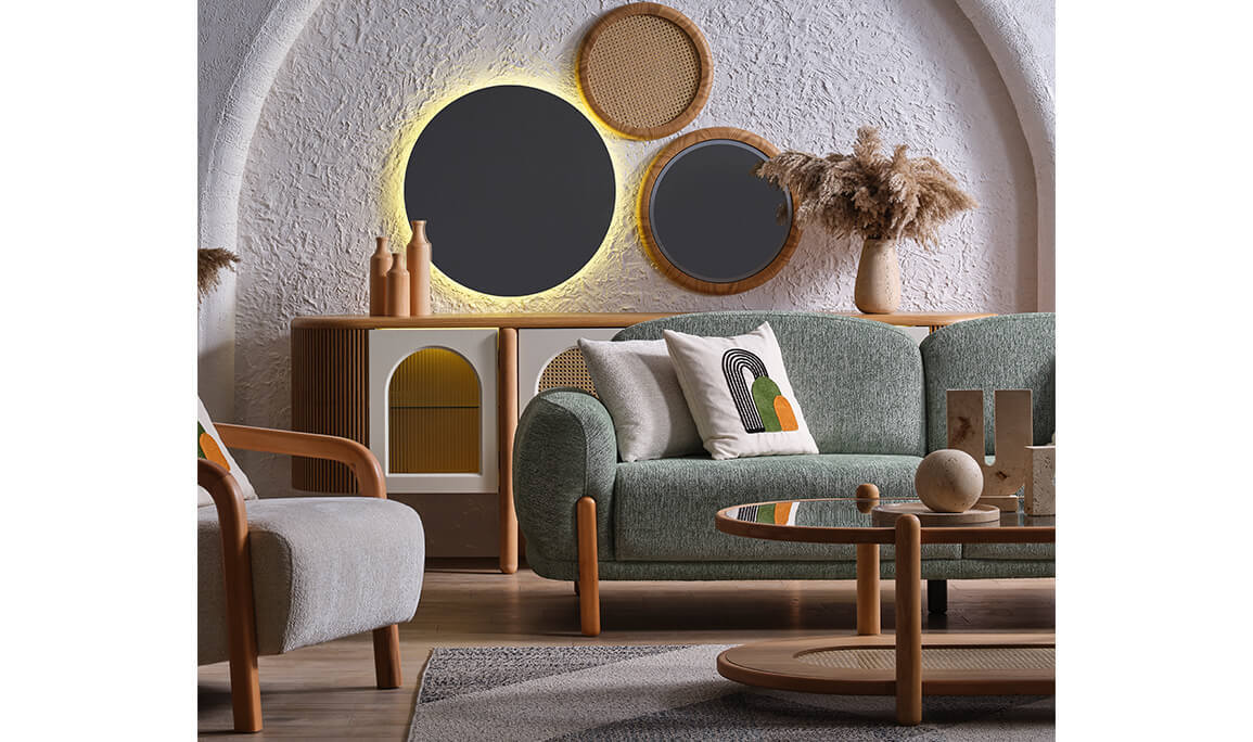 Begonvil Koltuk Takımı 3+3+1+1 Outlet - 15