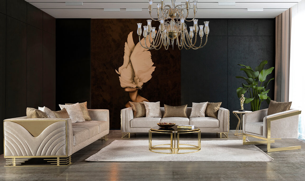 Bella Gold Koltuk Takımı - 1