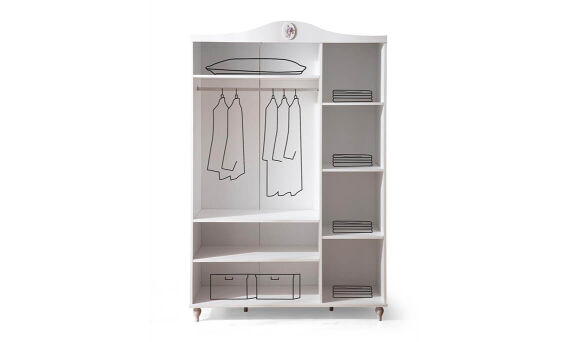 Bianca 3 Kapılı Gardırop - 6