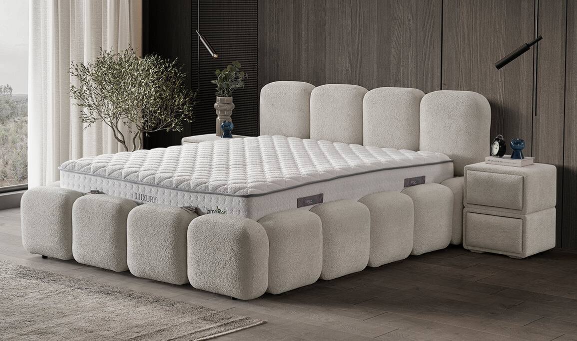 Bonita Luxury Baza Başlık Yatak Seti