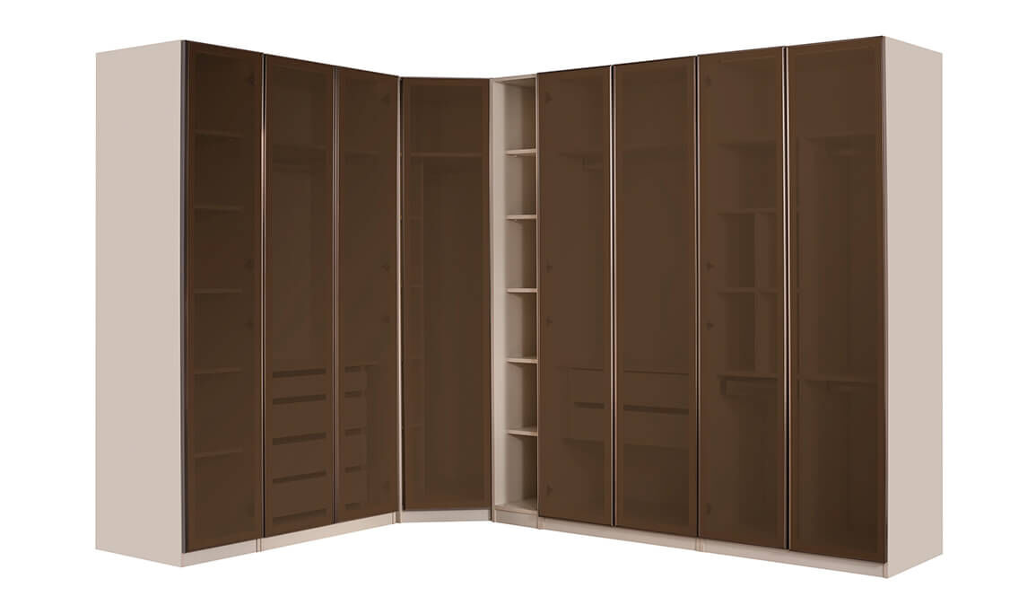 Boston 8 Kapılı Köşe Gardırop