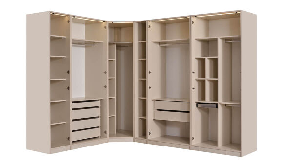 Boston 8 Kapılı Köşe Gardırop - 5