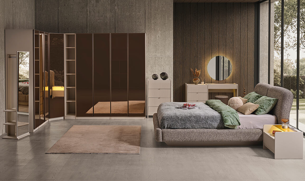 Boston Köşeli Yatak Odası