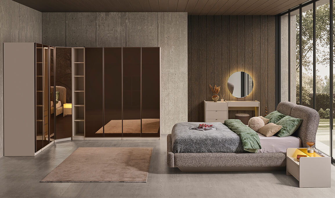 Boston Köşeli Yatak Odası