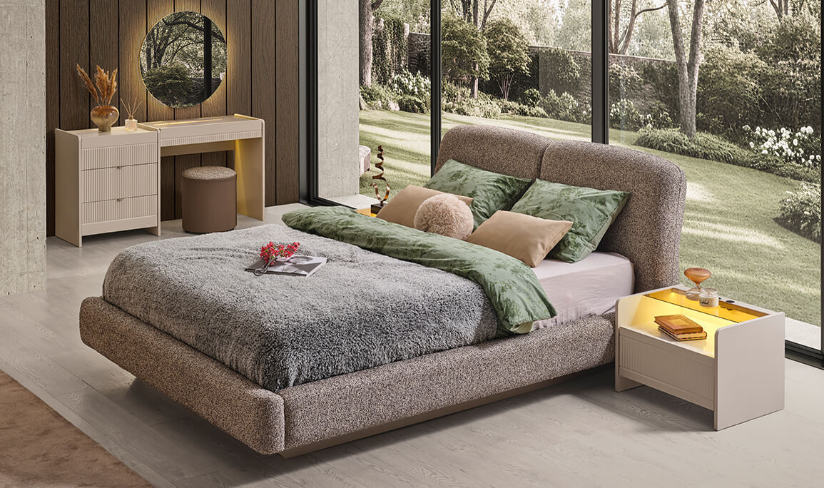 Boston Köşeli Yatak Odası