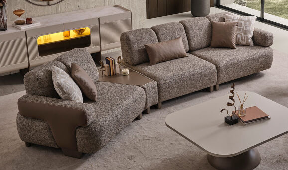 Boston Sehpalı Dörtlü Koltuk - 