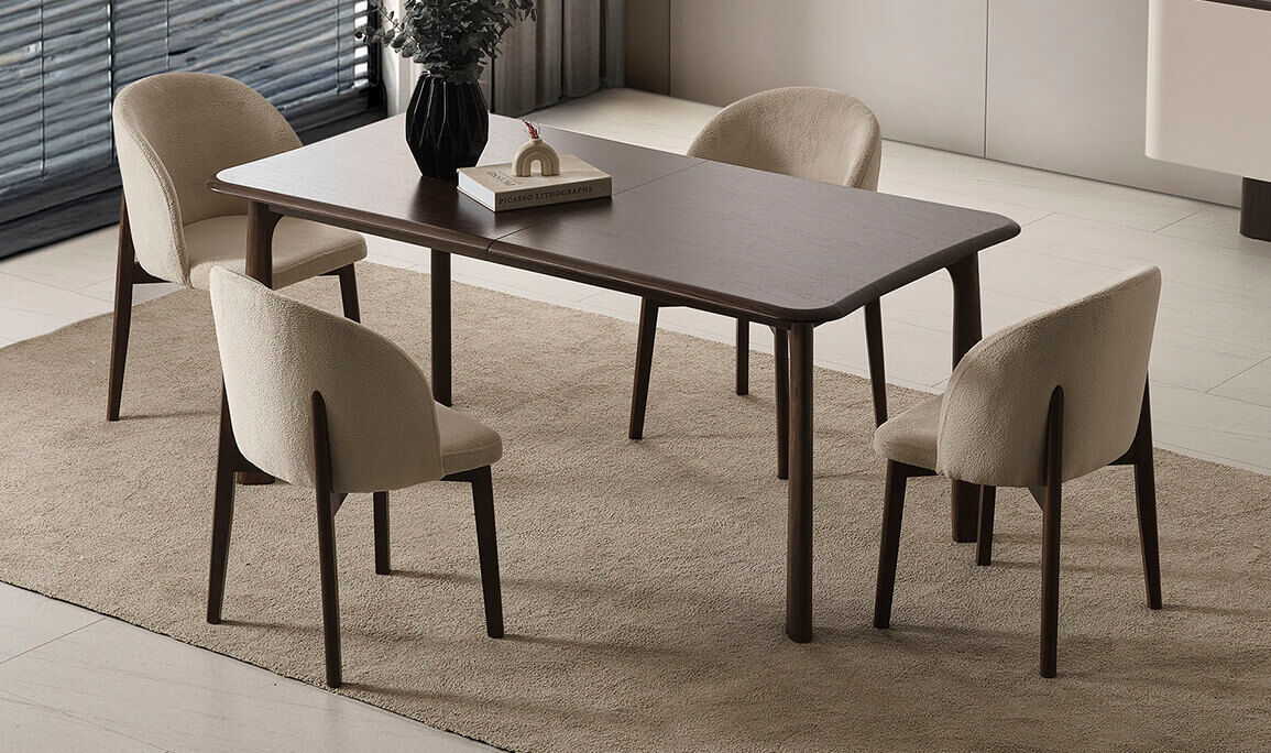 Brown Yemek Masası - 