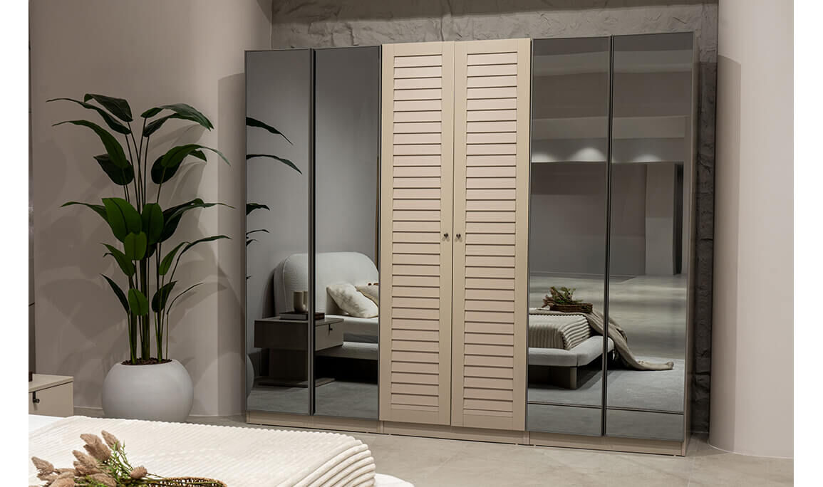 Cambel 6 Kapılı Gardırop - 