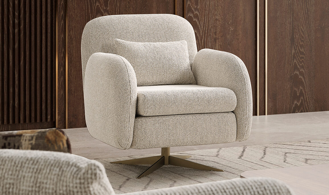 Candy Krem Koltuk Takımı - 7