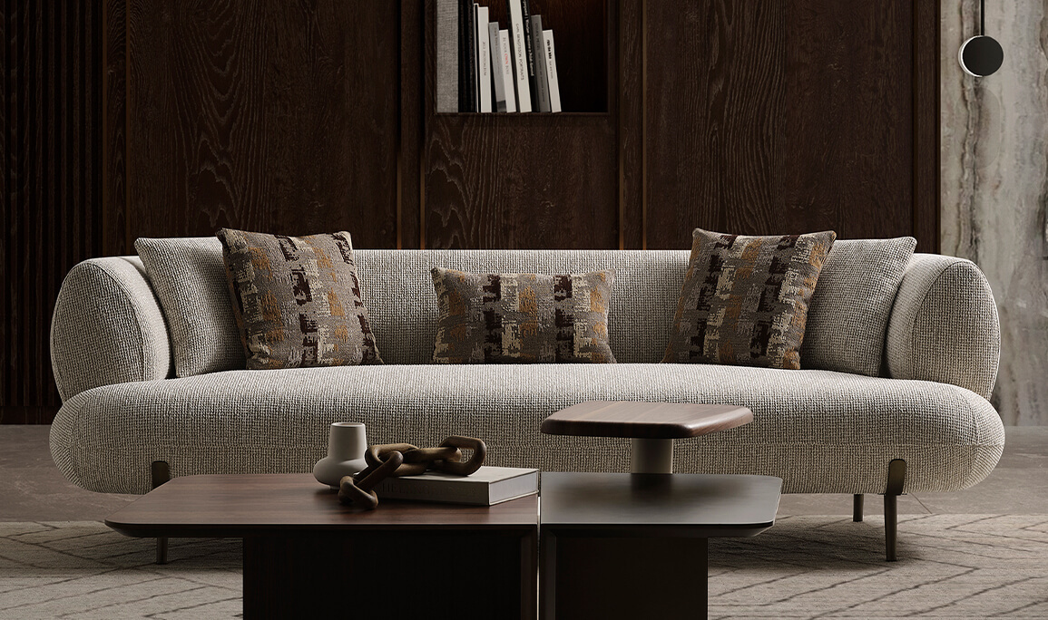 Candy Krem Koltuk Takımı