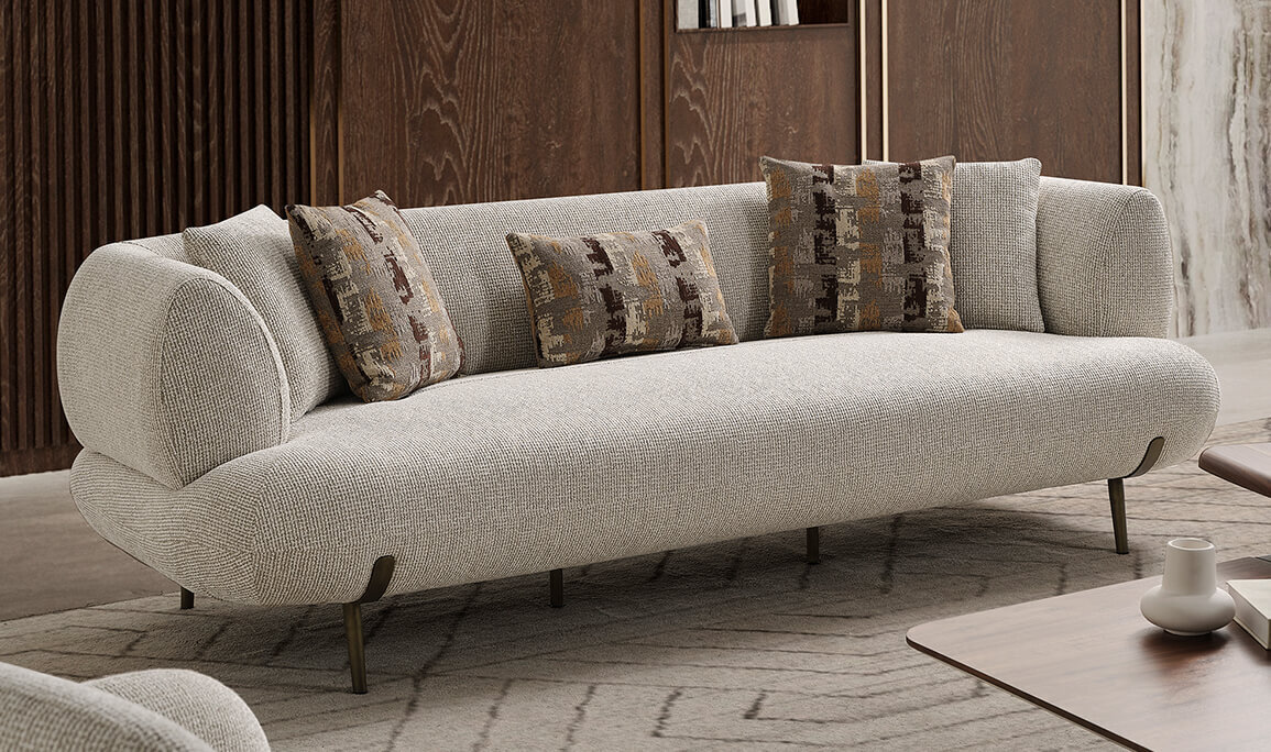 Candy Üçlü Koltuk Sabit