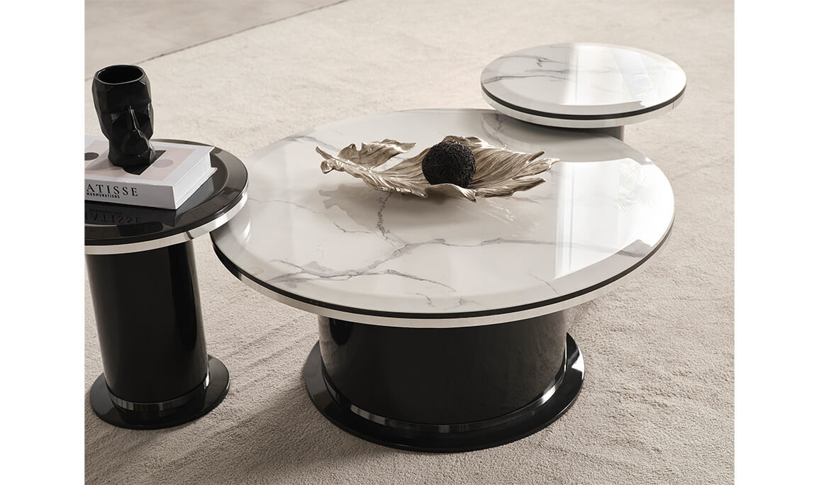 Cartier Antrasit Orta Sehpa