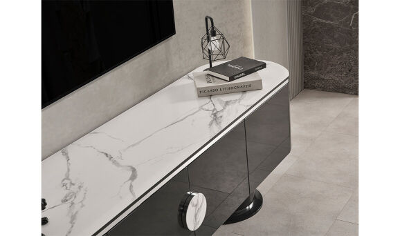 Cartier Antrasit Tv Sehpası - 4