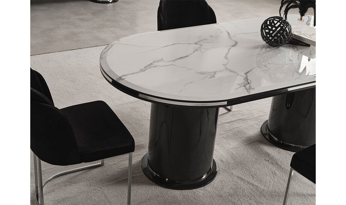 Cartier Antrasit Yemek Masası - 6