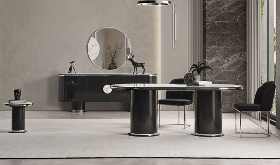 Cartier Antrasit Yemek Odası - 5