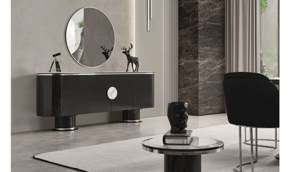 Cartier Antrasit Yemek Odası - 8