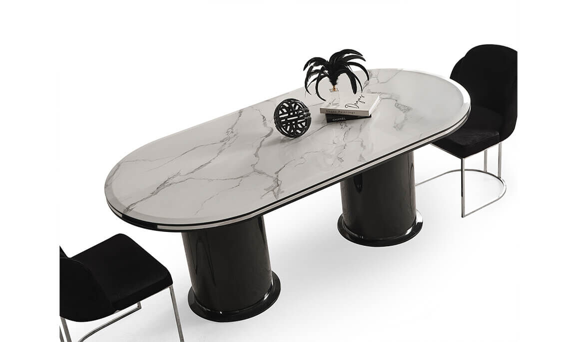 Cartier Antrasit Yemek Odası - 11