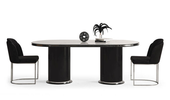 Cartier Antrasit Yemek Odası - 12