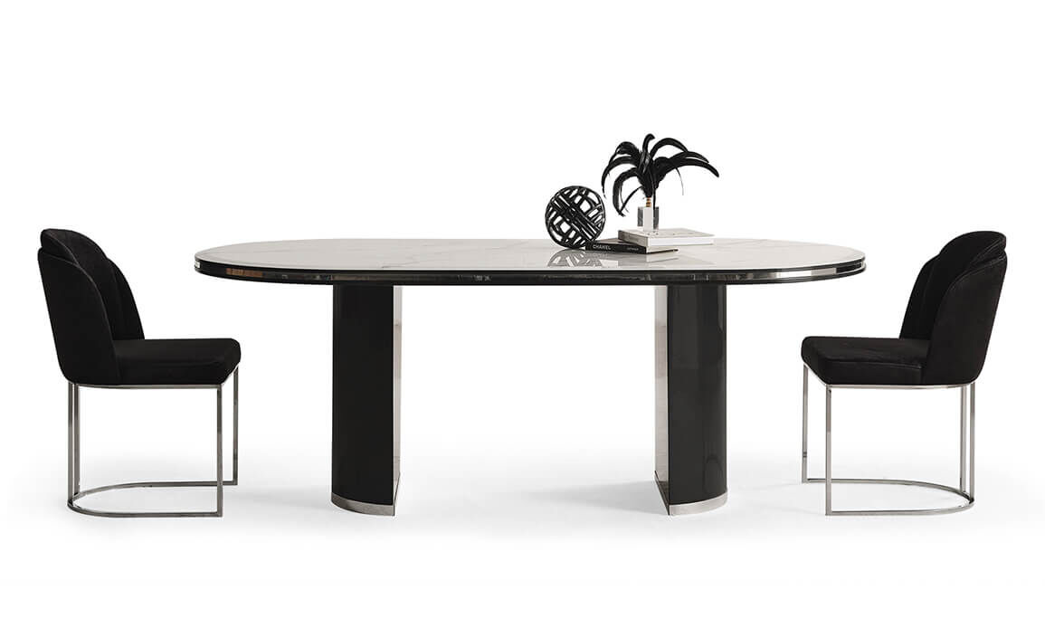 Cartier Antrasit Yemek Odası - 13