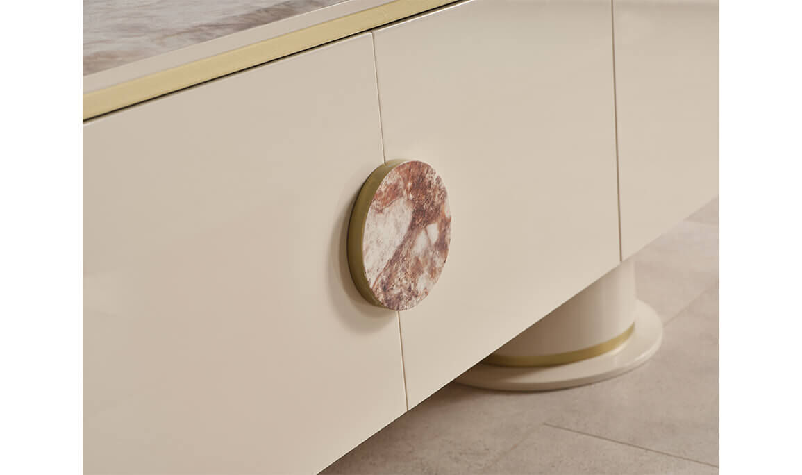 Cartier Krem Tv Sehpası - 4