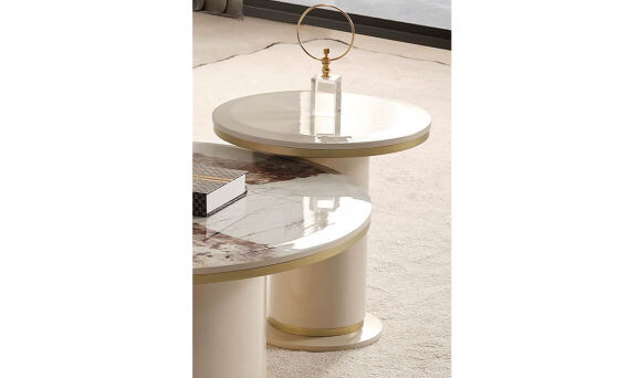 Cartier Krem Tv Sehpası - 9