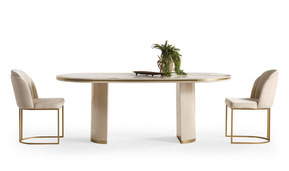 Cartier Krem Yemek Masası V2 - (1)